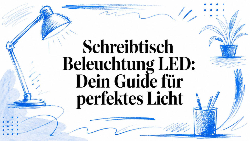Schreibtisch Beleuchtung LED: Dein Guide für perfektes Licht