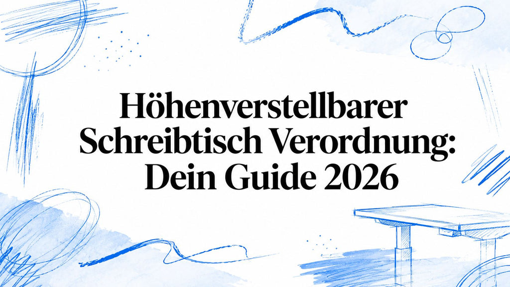 Höhenverstellbarer Schreibtisch Verordnung: Dein Guide 2026