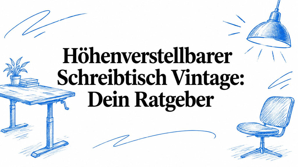 Höhenverstellbarer Schreibtisch Vintage: Dein Ratgeber