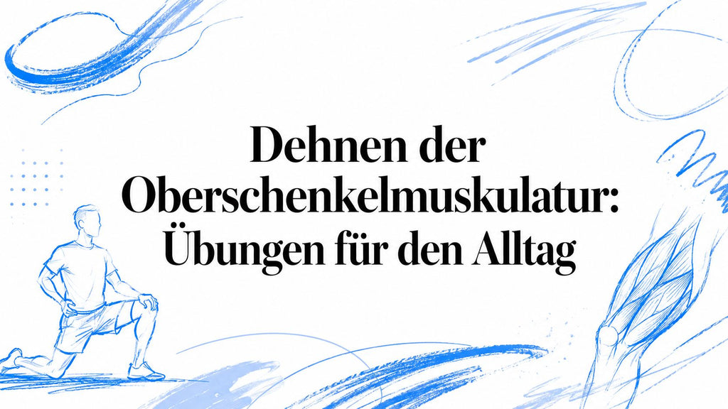 Dehnen der Oberschenkelmuskulatur: Übungen für den Alltag